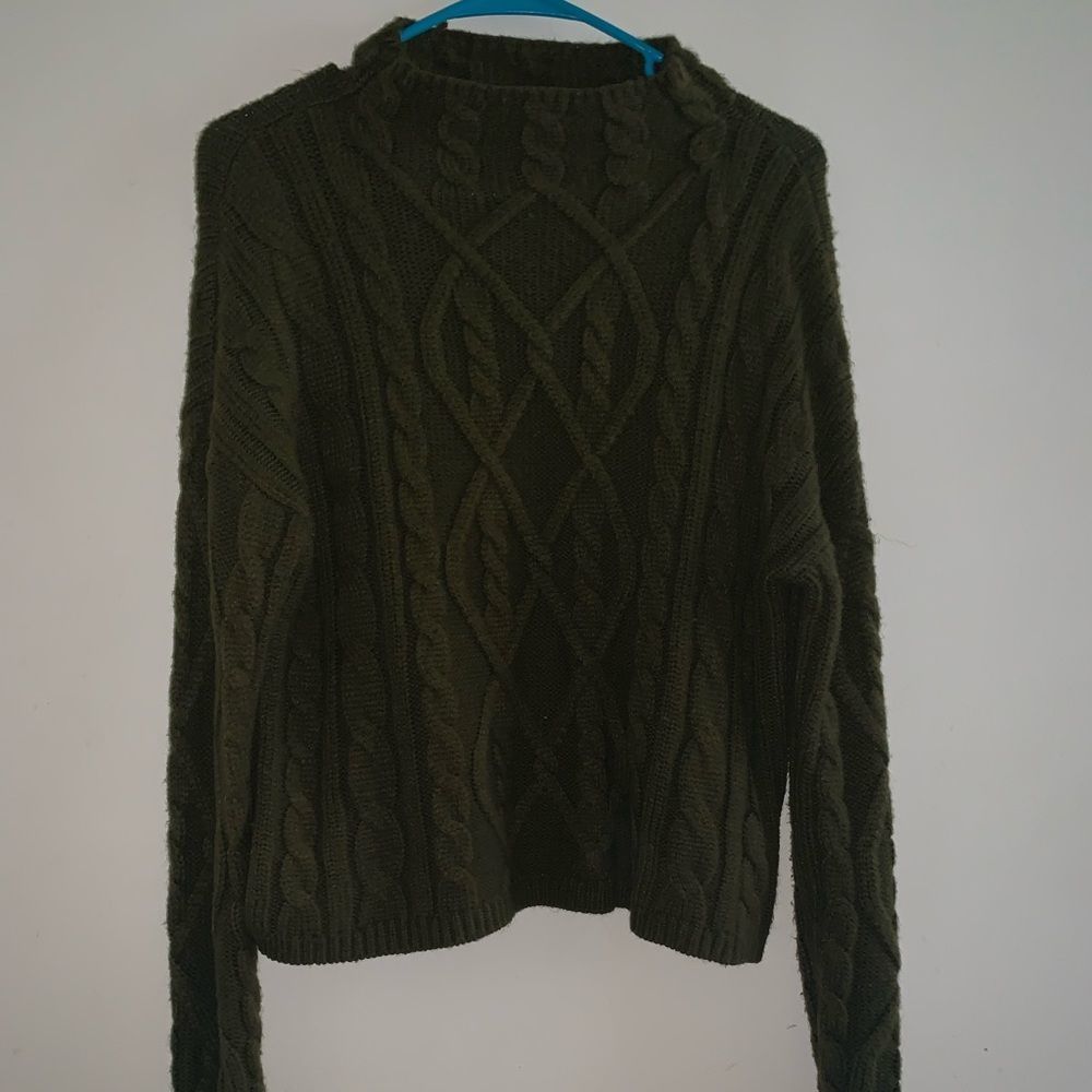 Green sweater